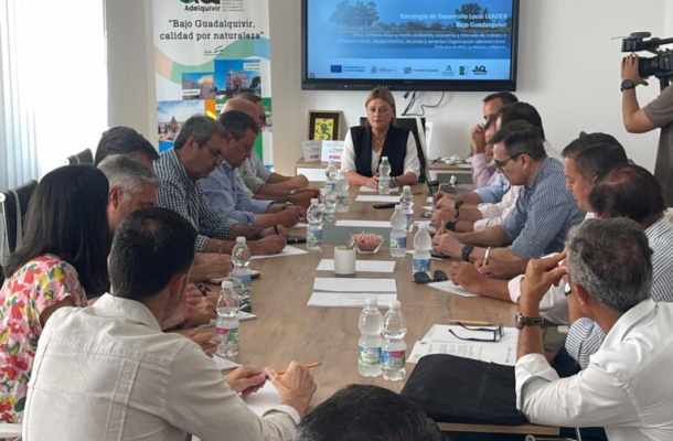 ADELQUIVIR celebró el 24 de junio una nueva Mesa de Trabajo sobre “ECONOMÍA Y MERCADO DE TRABAJO. AGRICULTURA” en Los Palacios y Villafranca