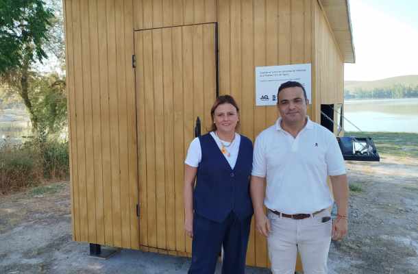 ADELQUIVIR comprueba las inversiones realizadas en el Observatorio Ornitológico en el Pantano Torre del Águila
