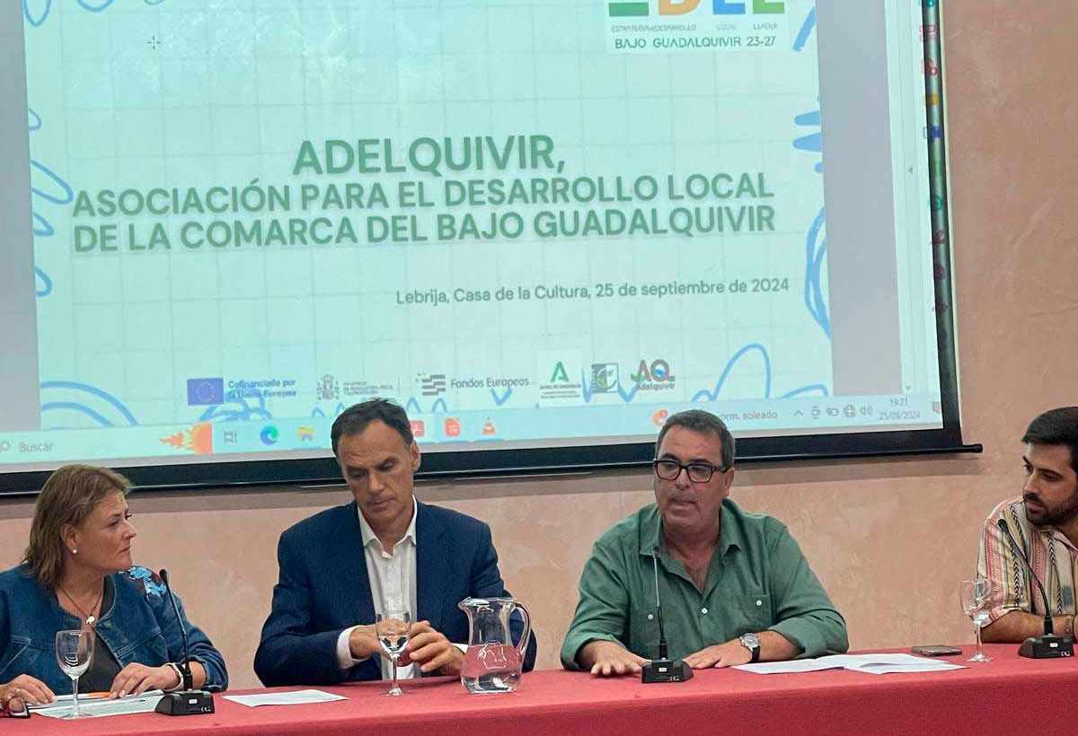 Se presenta en la tarde de ayer en la Casa de la Cultura de Lebrija la Estrategia de Desarrollo Local LEADER (EDLL)