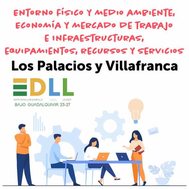 Mesa Entorno físico y medio ambiente, Economía y mercado de trabajo e Infraestructuras, equipamientos, recursos y servicios