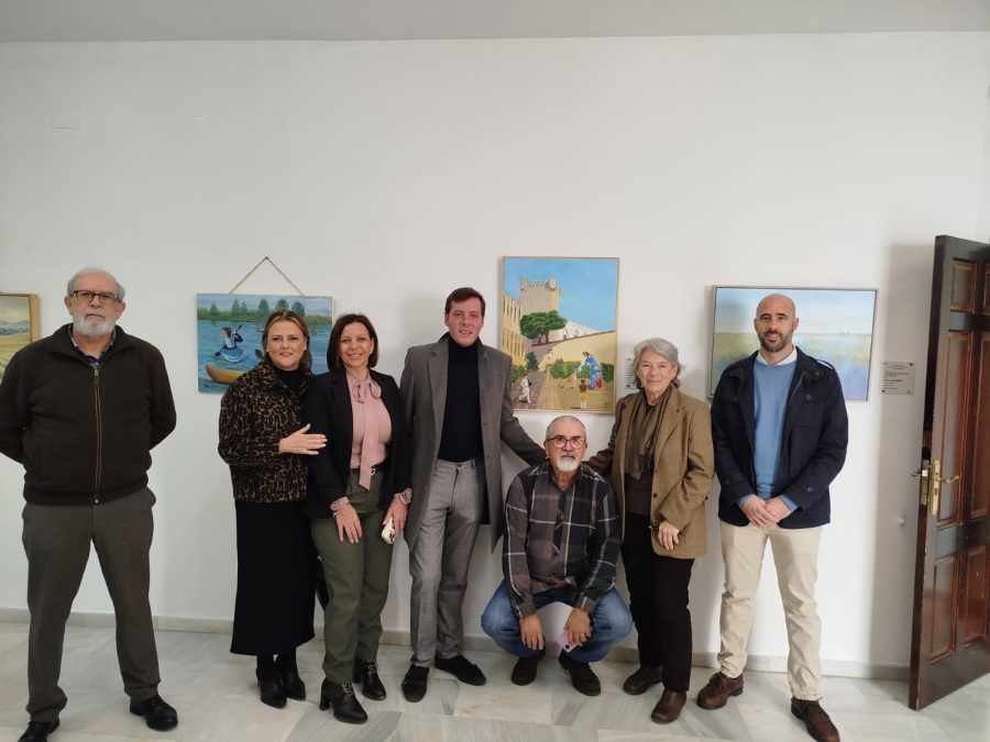 ADELQUIVIR en la Inauguración de la Exposición Colectiva, propuesta de Gastroarte Sin Fronteras, en Los Molares