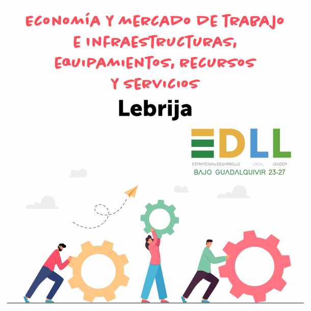 Mesa Economía y mercado de trabajo e Infraestructuras, equipamientos, recursos y servicios Lebrija