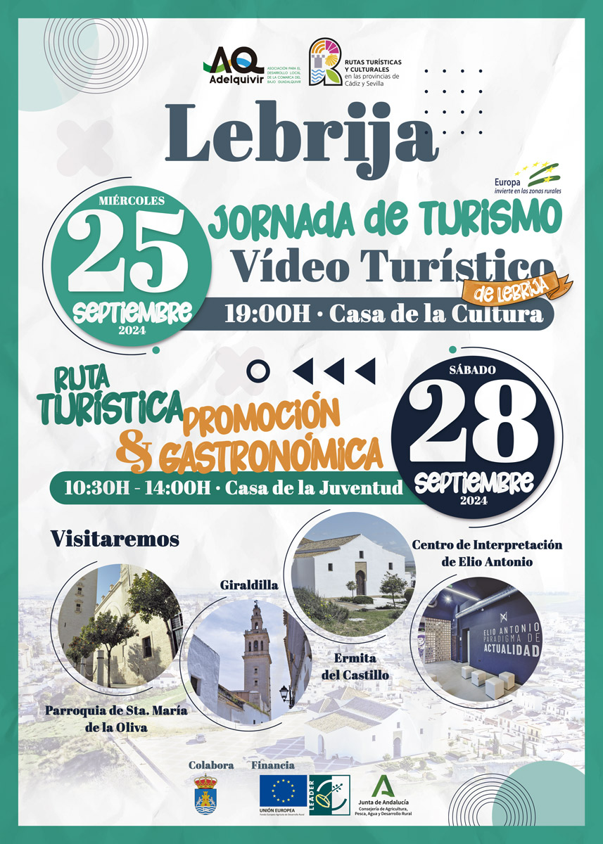 CARTEL LEBRIJA RUTA GASTRO 2024 adelquivir adelquivir