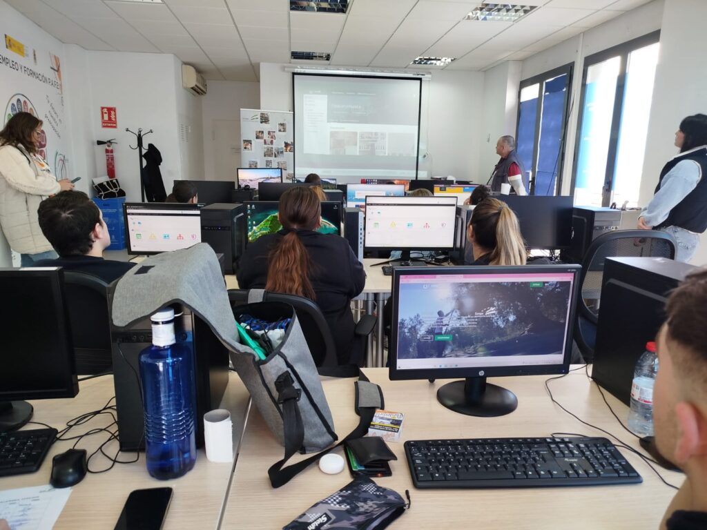 En la mañana del día 23 de Abril, en el Centro de Formación de El Cuervo de Sevilla, ADELQUIVIR realizó una nueva presentación con sesión informativa y registro en la aplicación i+Rural para un grupo de personas, en formación, interesadas en este Proyecto de Cooperación 3 WhatsApp Image 2025 04 04 at 09.47.21 1 1 adelquivir