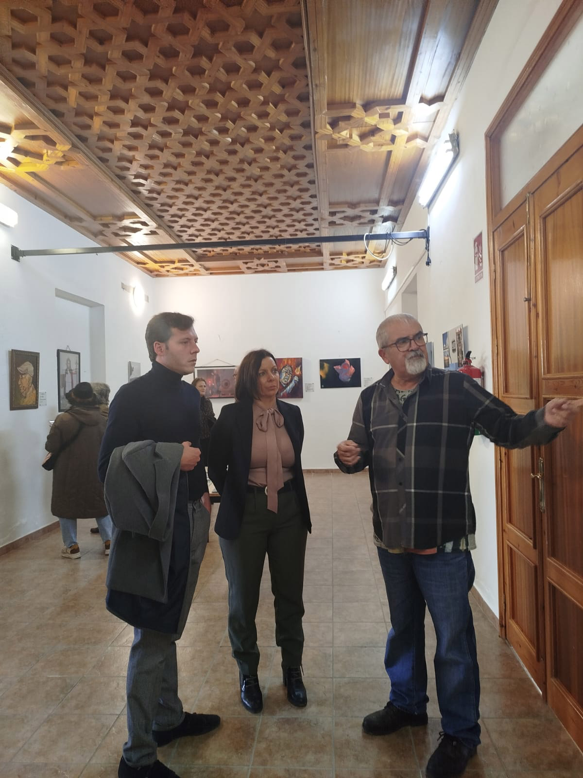 ADELQUIVIR en la Inauguración de la Exposición Colectiva, propuesta de Gastroarte Sin Fronteras, en Los Molares 3 exposicion gastroarte los molares adelquivir 002 adelquivir