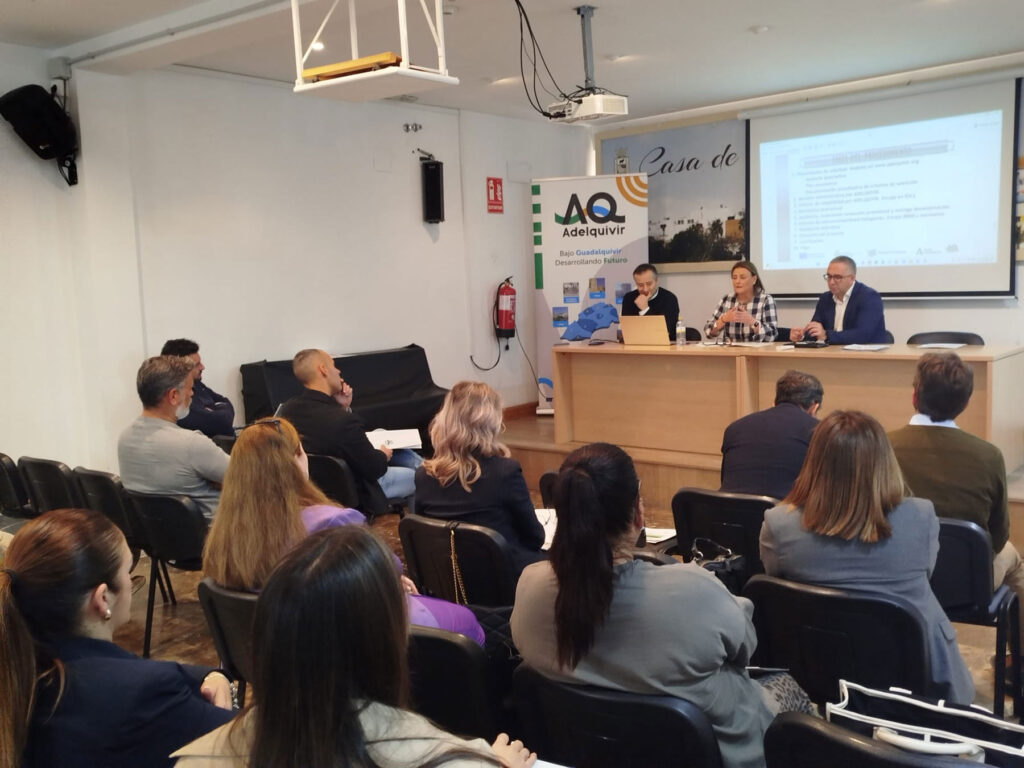 ADELQUIVIR presenta en Los Palacios y Villafranca las nuevas bases reguladoras de las ayudas LEADER ante empresarios y emprendedores del municipio 4 leader adelquivir 26 03 2026 001 adelquivir
